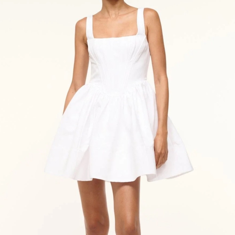 NWT Staud Landscape Dress in White